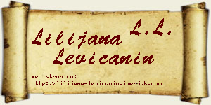 Lilijana Levičanin vizit kartica